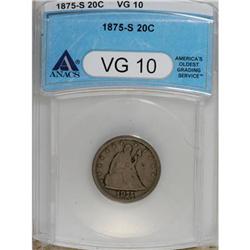 1875-S 20C VG10 ANACS