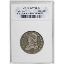 1821 25C VF20 ANACS