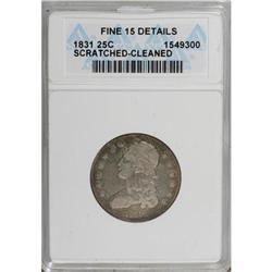 1831 25C Small Letters F15 ANACS