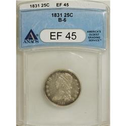 1831 25C Small Letters XF45 ANACS