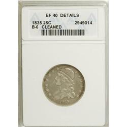 1835 25C XF40 ANACS