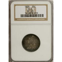 1835 25C XF40 NGC