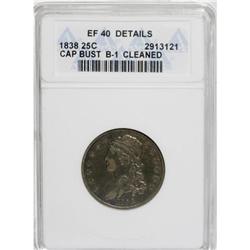 1838 25C XF40 ANACS