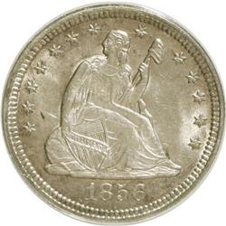 1856 25C MS61 NGC