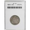 1869-S 25C XF40 ANACS