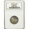 1877-CC 25C MS64 NGC