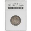 Image 1 : 1891-S 25C MS63 ANACS
