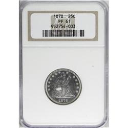 1878 25C PR61 NGC