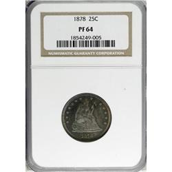 1878 25C PR64 NGC