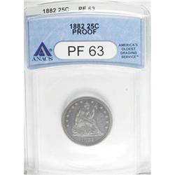 1882 25C PR63 ANACS