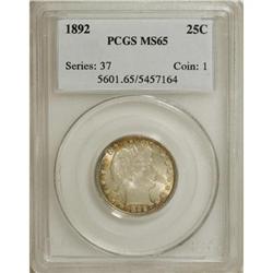 1892 25C MS65 PCGS