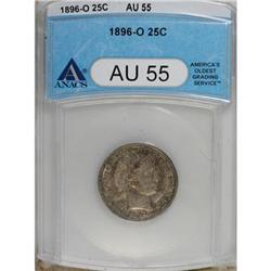 1896-O 25C AU55 ANACS