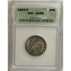 1903-O 25C AU58 ICG