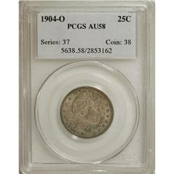 1904-O 25C AU58 PCGS
