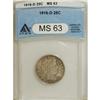 Image 1 : 1916-D 25C MS63 ANACS