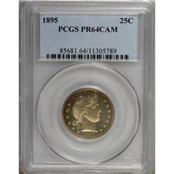 1895 25C Cameo PR64 PCGS