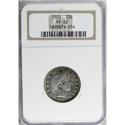 1903 25C PR63 NGC