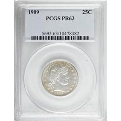 1909 25C PR63 PCGS