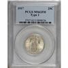 Image 1 : 1917 25C Type One Full Head MS62 PCGS