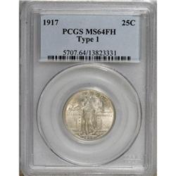 1917 25C Type One Full Head MS64 PCGS