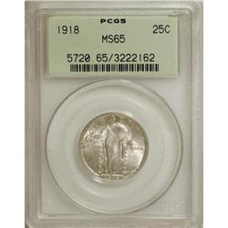 1918 25C MS65 PCGS