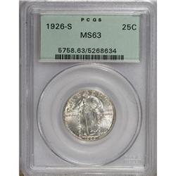 1926-S 25C MS63 PCGS