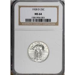 1928-D 25C MS64 NGC