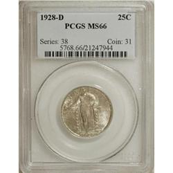 1928-D 25C MS66 PCGS