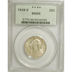 1928-S 25C MS65 PCGS