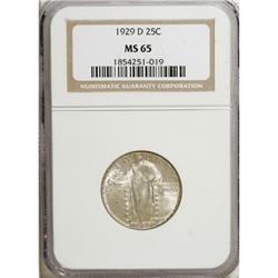 1929-D 25C MS65 NGC