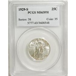 1929-S 25C Full Head MS63 PCGS