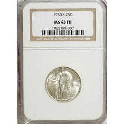 1930-S 25C Full Head MS63 NGC