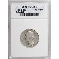 1932-D 25C XF45 ANACS