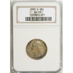 1932-D 25C AU53 NGC