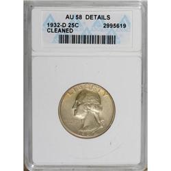 1932-D 25C AU58 ANACS
