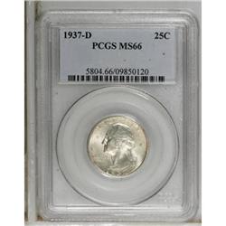 1937-D 25C MS66 PCGS
