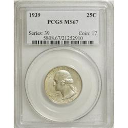 1939 25C MS67 PCGS