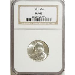 1941 25C MS67 NGC