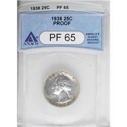 1938 25C PR65 ANACS