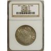 Image 1 : 1811 50C Small 8 AU53 NGC