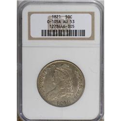 1821 50C AU53 NGC