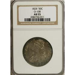 1824 50C AU55 NGC