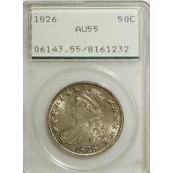 1826 50C AU55 PCGS