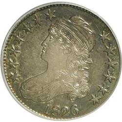 1826 50C AU58 PCGS