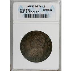 1829 50C AU53 ANACS