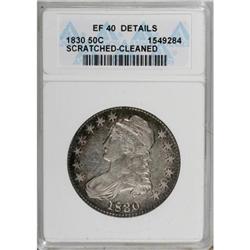 1830 50C Small 0 XF40 ANACS