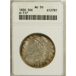 1830 50C Small 0 AU50 ANACS
