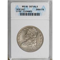 1830 50C Small 0 MS60 ANACS