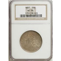 1837 50C AU58 NGC