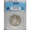 Image 1 : 1873 50C Arrows AU58 ANACS